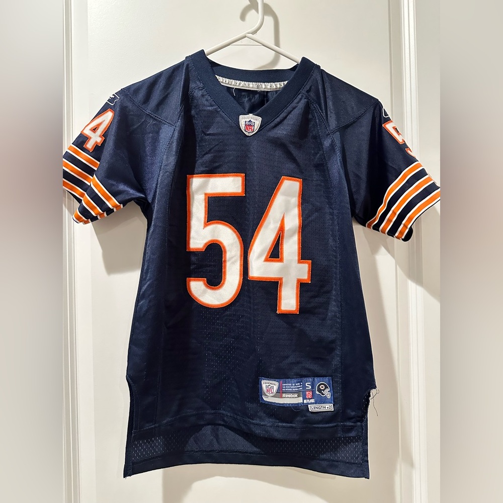 Kids Chicago Bears Brian Urlacher Nike Navy Game Retired Player Jersey